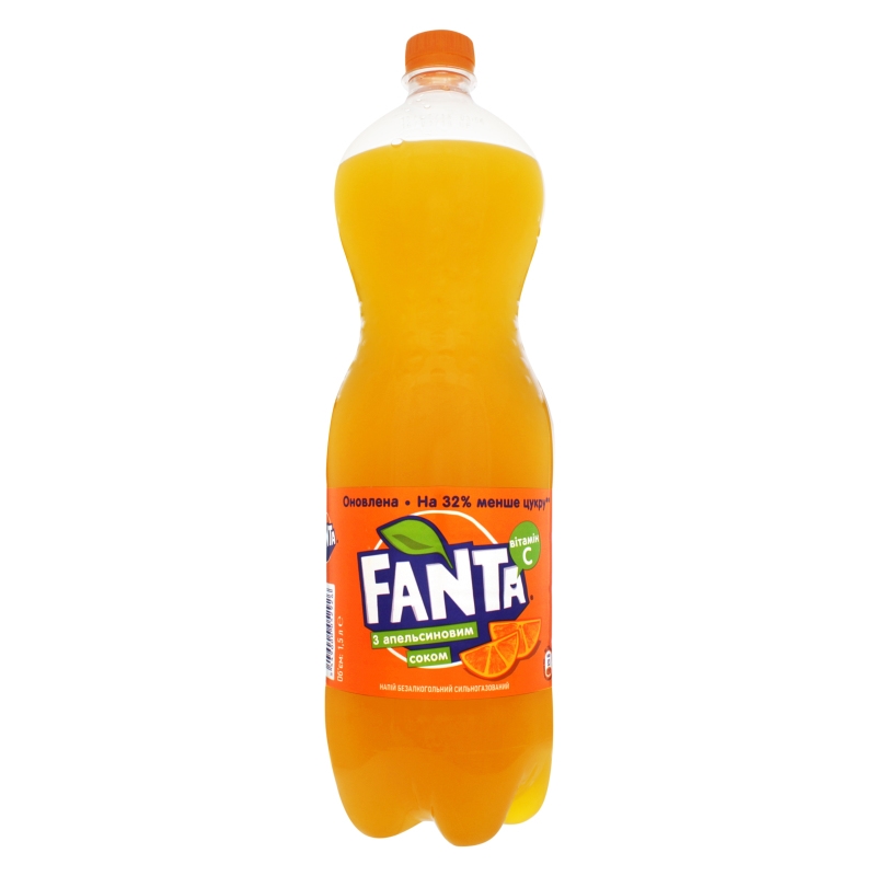 Fanta Apelsin Vitamin C 1.5 litr – Shirin va Quvvatlovchi Ichimlik